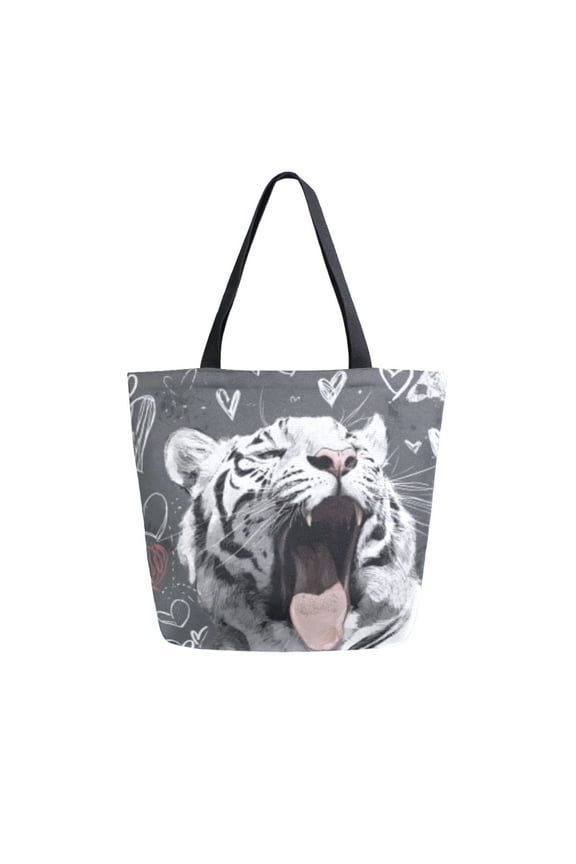 Tote Bag Women Weekender Travel Bag Shoulder Handbag Cute Winter Silhouette Printed