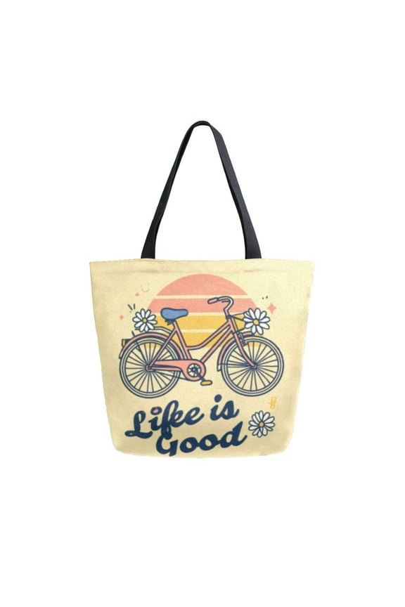 Tote Bag Women Weekender Travel Bag Shoulder Handbag Happy Wheels Printed