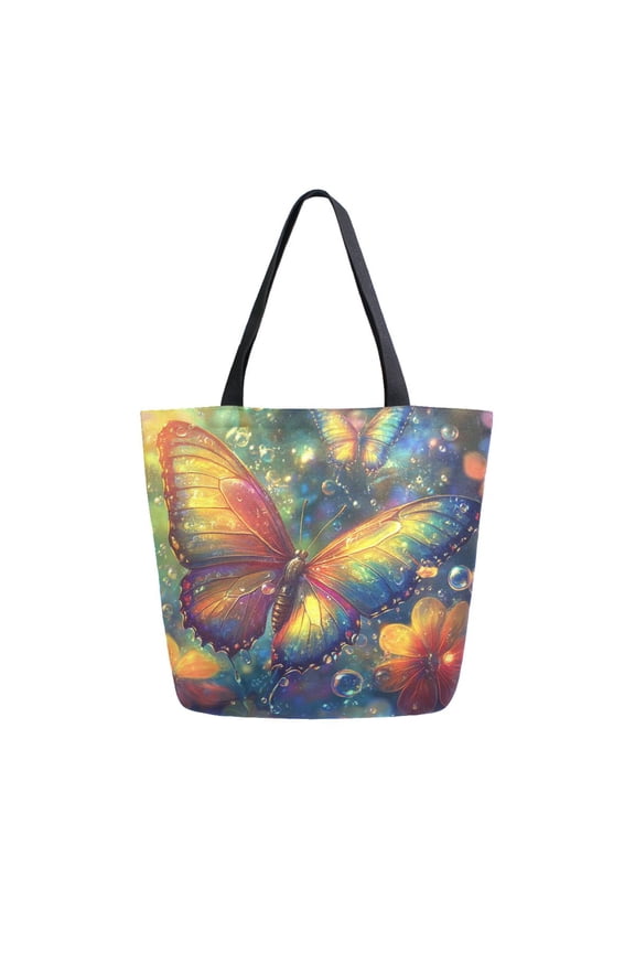 Tote Bag Women Weekender Travel Bag Shoulder Handbag Radiant Reflections Printed