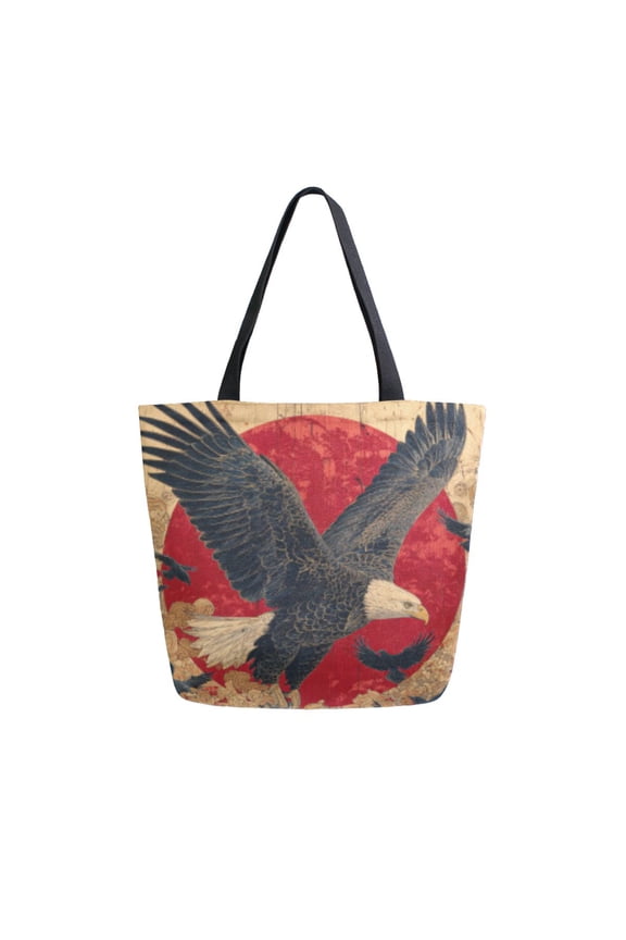 Tote Bag Women Weekender Travel Bag Shoulder Handbag Soaring Shadows Printed