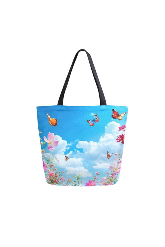 Tote Bag Women Weekender Travel Bag Shoulder Handbag Whispers Of Spring Printed