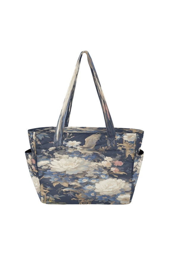 Tote Handbags Casual Shoulderbags In Floraframe Pattern