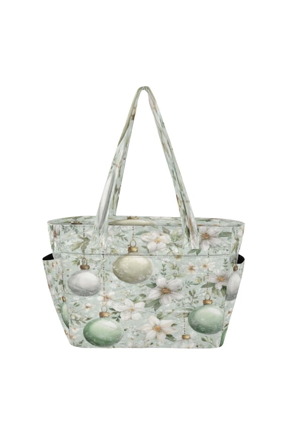 Tote Handbags Casual Shoulderbags In Floral Ornament Pattern