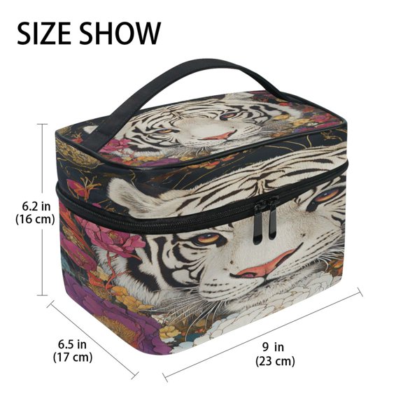 DIXRUYEE Train Case Cosmetics Organizer Fashion 0_3 - 2025-01-25t092527 Printed Size: 9x6.2x6.5 in