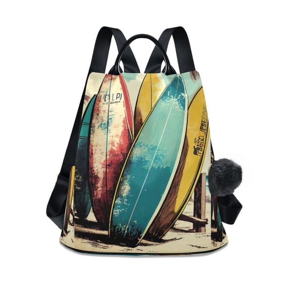 DIXRUYEE Travel Backpack Casual Bag Fashion Surf and Serenity Printed
