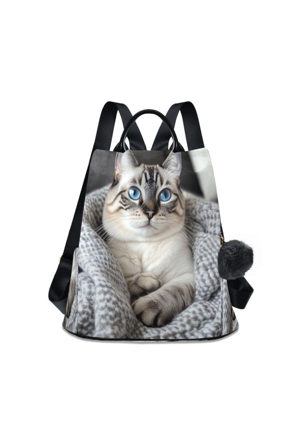 Travel Backpack Casual Bag Fashion Blanket Cuddle Time Printed