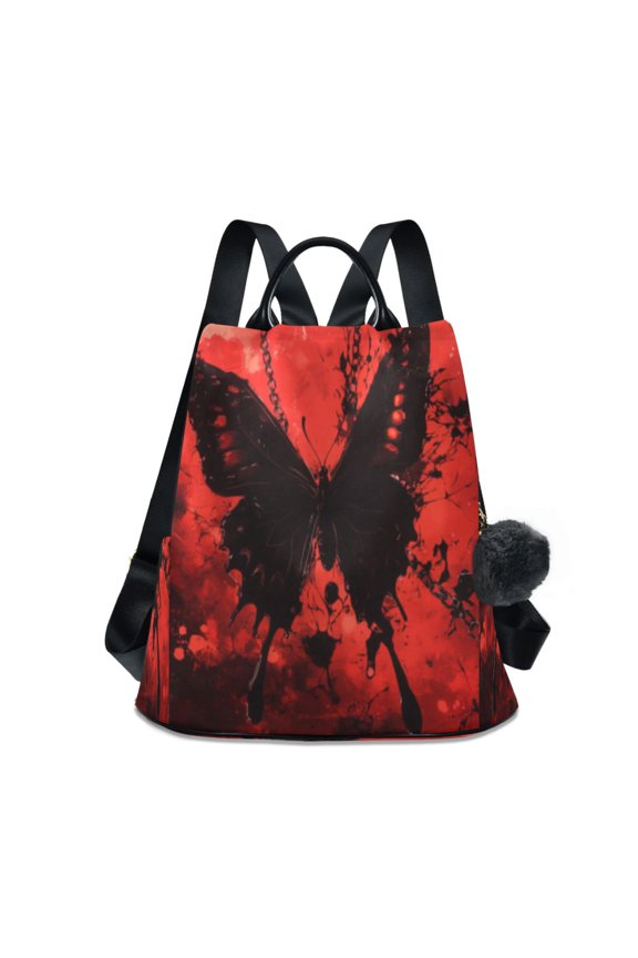 Travel Backpack Casual Bag Fashion Dark Wings Printed
