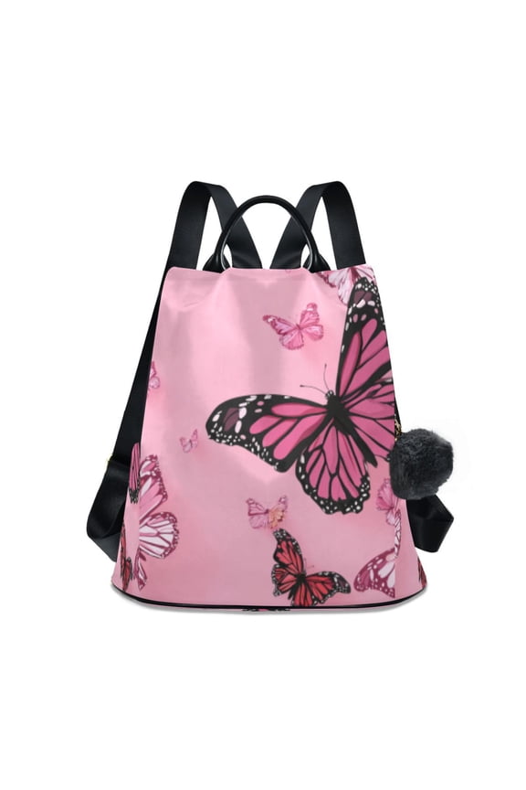 Travel Backpack Casual Bag Fashion Flutter Fairies Printed