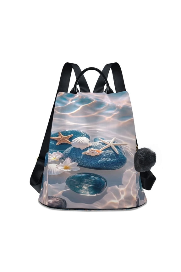 Travel Backpack Casual Bag Fashion Ocean Treasures Printed