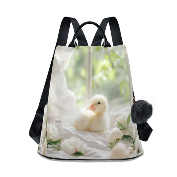 DIXRUYEE Travel Backpack Casual Bag Fashion Serene Dream Of A Duckling Printed