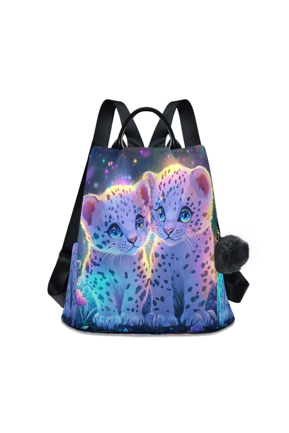 Travel Backpack Casual Bag Fashion Sparkling Cuddle Buddies Printed