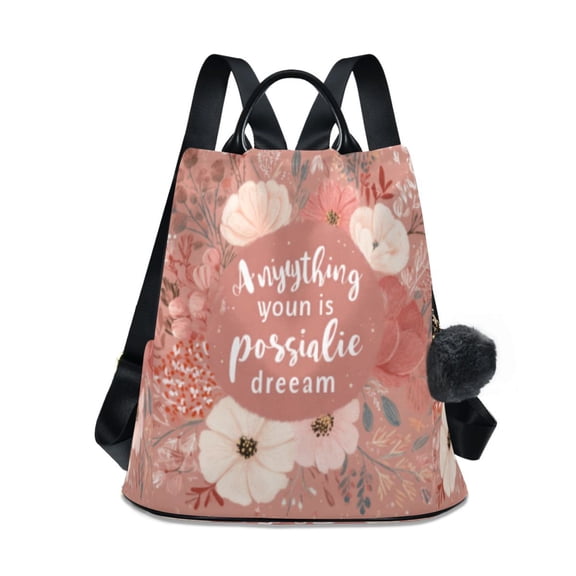 DIXRUYEE Travel Backpack Casual Bag Fashion Sweet Dreamer Printed