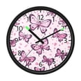 thumbnail image 1 of DIXRUYEE Voice Activated LED Night 12in Clock with Pink Butterfly Bliss Pattern, 1 of 8