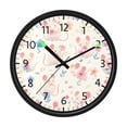 thumbnail image 1 of DIXRUYEE Voice Activated LED Night 12in Clock with Pink Mouse Pattern, 1 of 8