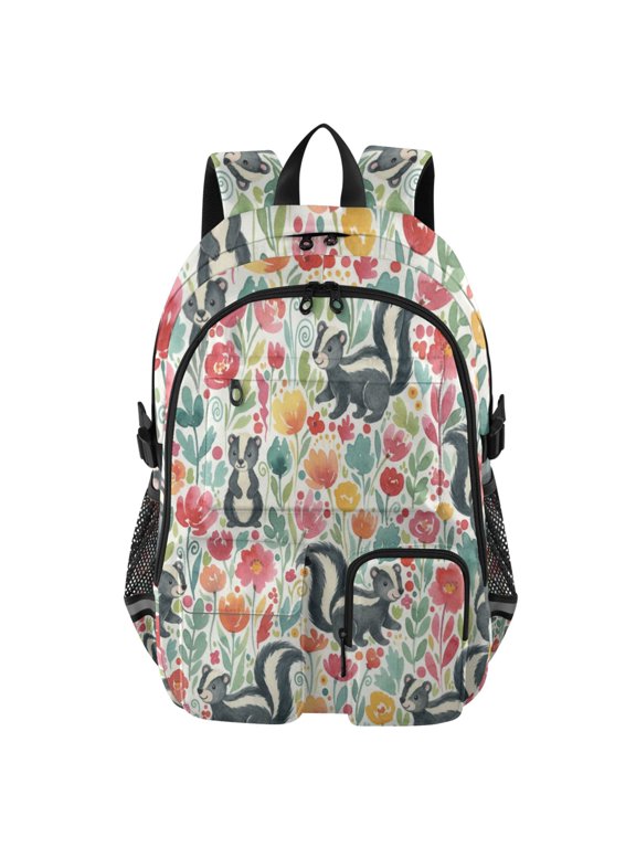 Wer (5) Backpack for School 14Laptop Compatible with Reflective Safety Strips