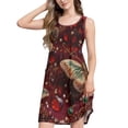 thumbnail image 1 of DIXRUYEE Womens Dresses Loose Neck Sleeveless Oversize Daisy Heart Meadow Pattern g503087836, 1 of 8