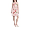 DIXRUYEE Womens Dresses Loose Neck Sleeveless Oversize Strawberry ...