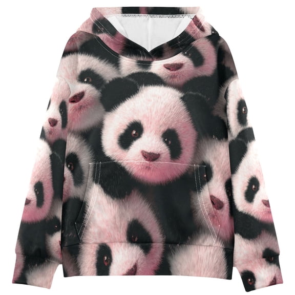 DIXRUYEE Youth Hoodie Pullover Sweatshirt Fluff Stack Printed