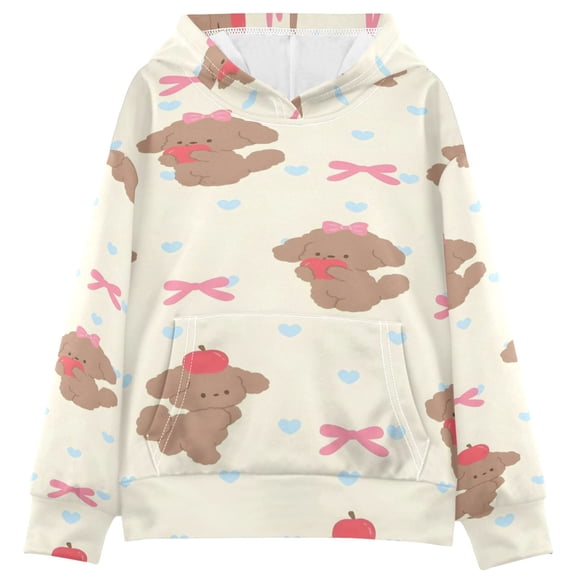 DIXRUYEE Youth Hoodie Pullover Sweatshirt Stacked Cats Printed