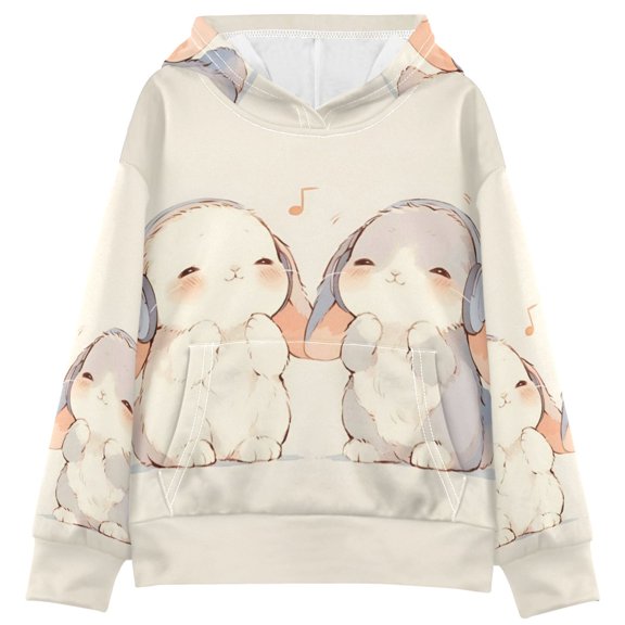 DIXRUYEE Youth Hoodie Pullover Sweatshirt Sweet Wrapped Whispers Printed
