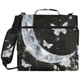 DIXRUYEE Zipper Binder File Keeper Documents Organized-Crystal Moon Of ...