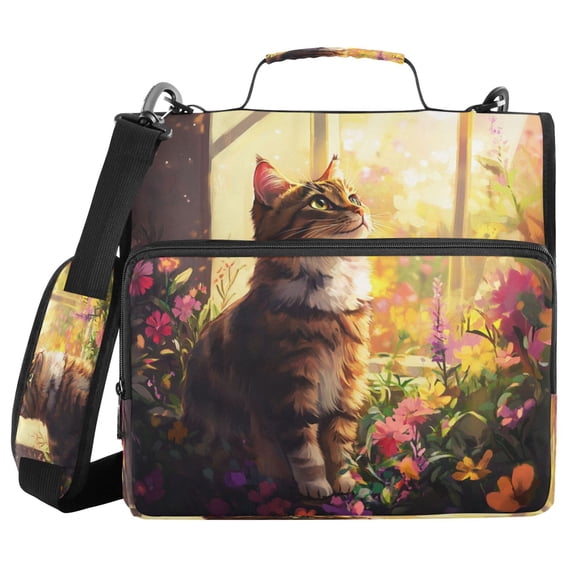 DIXRUYEE Zipper BinderTrapper of keeper Documents Organized Design 0_0 (7) Printed