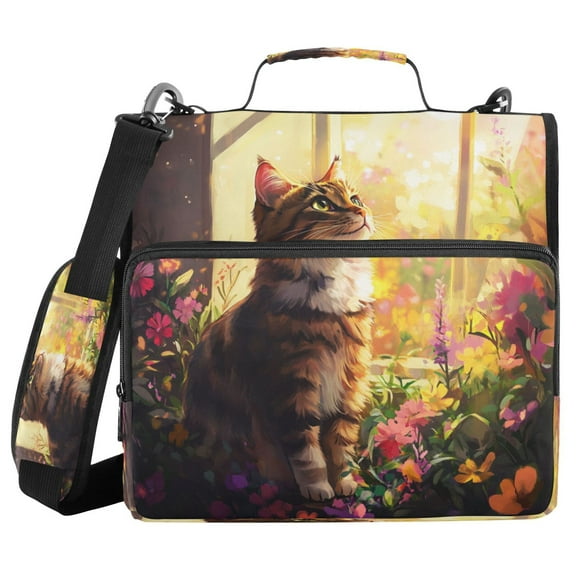 DIXRUYEE Zipper BinderTrapper of keeper Documents Organized Design 0_0 (7) Printed