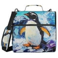 thumbnail image 1 of DIXRUYEE Zipper BinderTrapper of keeper Documents Organized Design Frozen Splendor Printed, 1 of 8