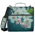 thumbnail image 1 of DIXRUYEE Zipper Binder trapper keeper Documents Organized Design Raindrop Blossom Beauty Printed, 1 of 8