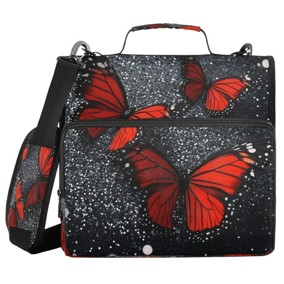 DIXRUYEE Zipper BinderTrapper of keeper Documents Organized Design Wings Of Fire Printed