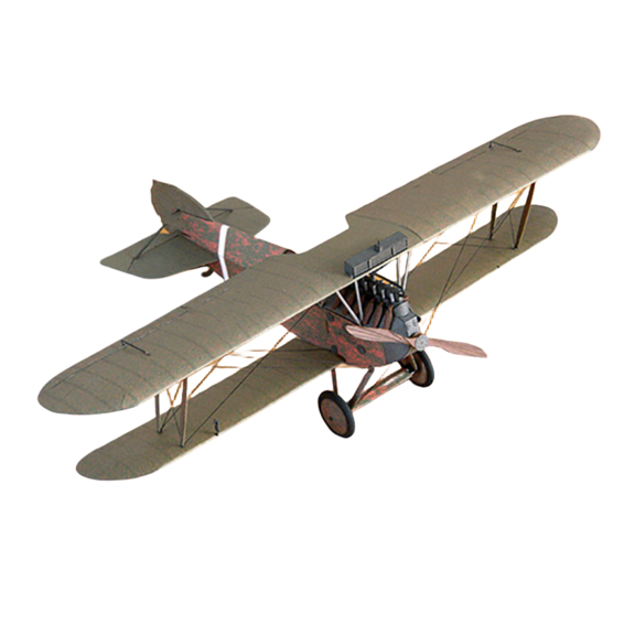 DIY 1:33 Phonix D II Fighter Paper Model Military Puzzle Kit Paper Plane Model TAPDRA Spare Part