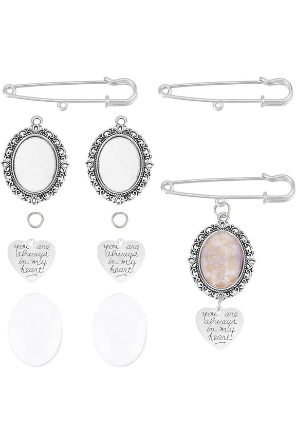 DIY 1 Box 60Pcs Wedding Bouquet Photo Charm Wedding Bouquet Charms Personalized Bouquet Photo Charms Memorial Photo Charm Wedding Charms for Bride Groom Wedding Party Gifts Flower Decoration DIY