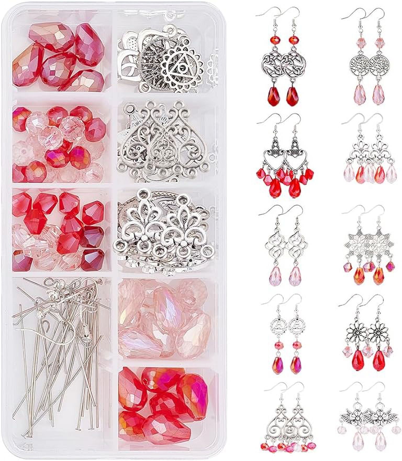 20% Sale DIY Earring Jewelry Kit, 8 Pairs Dreamcatcher Dangle Earring Kit,  Jewelry Making Supplies Craft 