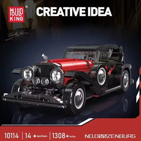 DIY 10114 Retro Car Building Blocks Construction for Adults Children Universal for boys and girls Set Toys Gifts