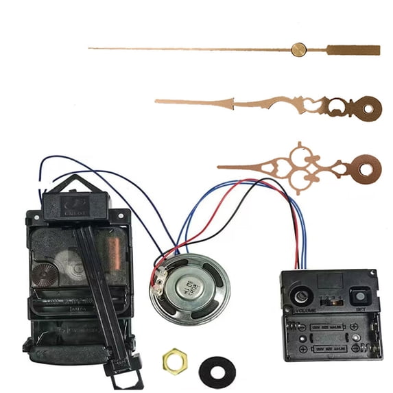 DIY 12888 Wall Clock with Music Box Speaker Quartz Pendulum Trigger Clock Movement Melody- Mechanism DIY Clock Part