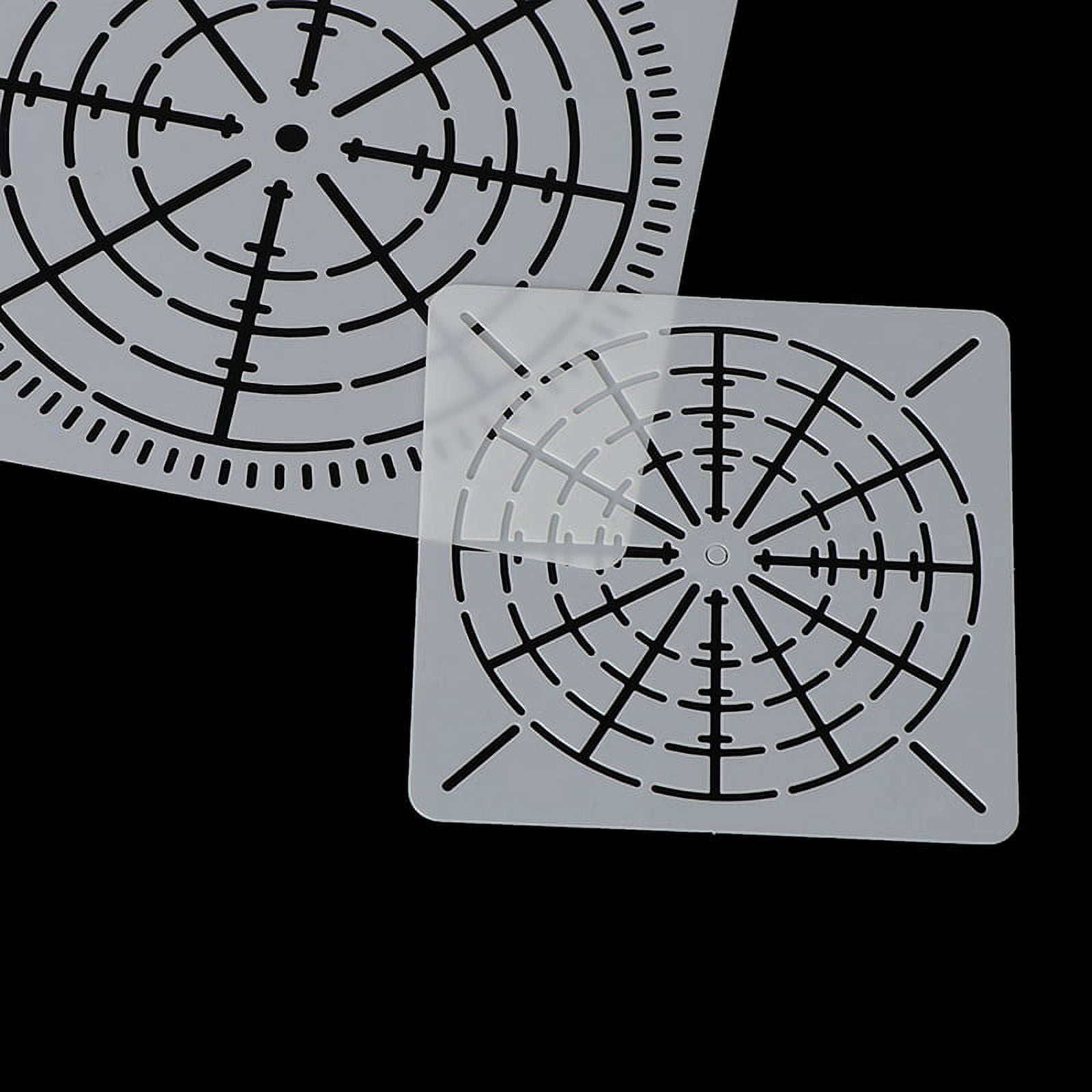 DIY 12PCS Reusable Mylar Mandala Dotting Painting Stencils Templates ...