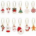 thumbnail image 1 of DIY 12Pcs Christmas Carbon Paperclips 1.5~2 Inch Alloy Pendant Paper Clip with Santa Claus Alloy Enamel Charm Enamel Paper Clips for Paper Document Note Sorting and Organizing DIY, 1 of 6