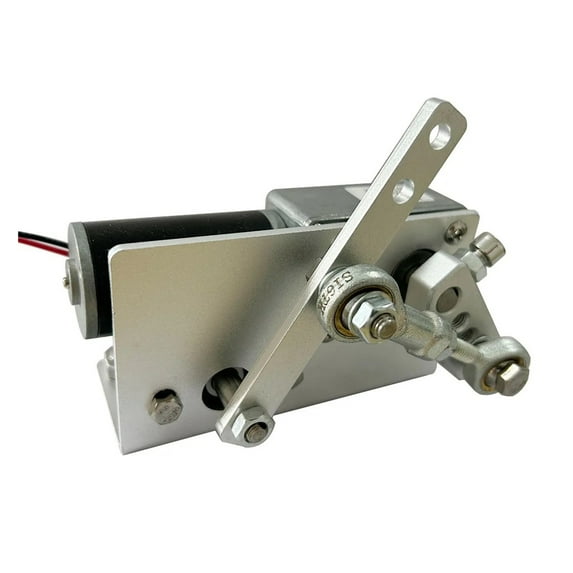 DIY 12V Swing Reciprocating Actuator With Power Adapter Worm Gear Motor Roboter Drive Arm