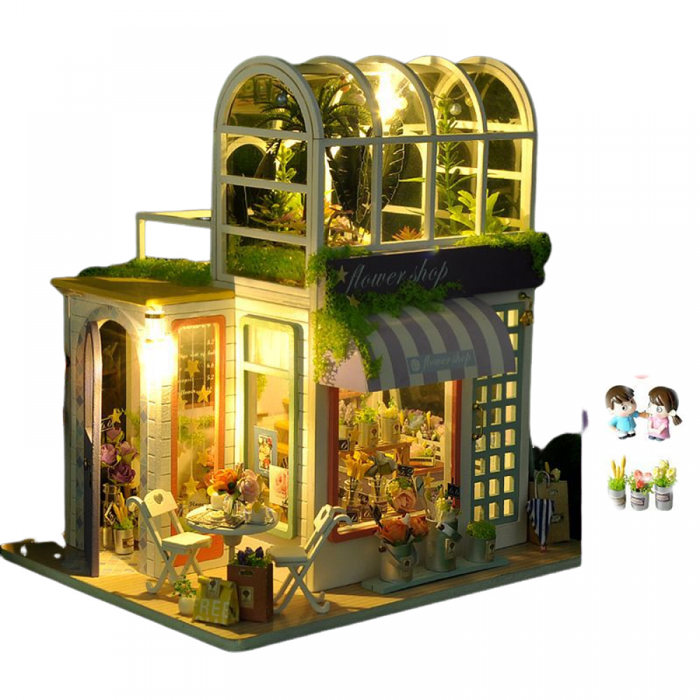 DIY 2Layer Gardening House Model Rooftop Sunshine Botanical Garden