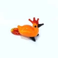thumbnail image 1 of DIY 20pc Home Decorations Handmade Lampwork Display Decorations Bird Orange 28x10x22mm DIY, 1 of 3