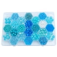 thumbnail image 1 of DIY 24 Style Acrylic Resin Beads Jewelry Making Finding Kit Round Rice Light Sky Blue 2.2~12x1.5~11.5mm Hole: 0.7~2.2mm, 1 of 4