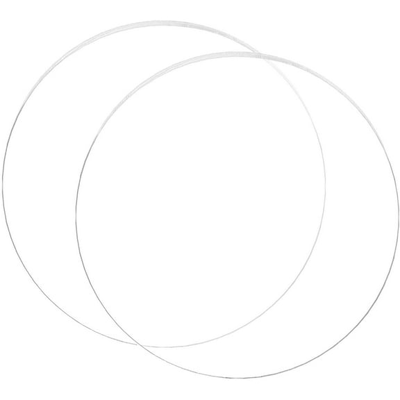 DIY 2PCS 10 Inch Clear Acrylic Sheet Round Circle Dis Acrylic Sheet for Decoration Office Sign Coasters and Other DIY Project 3mm Thick DIY