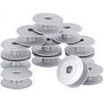 thumbnail image 1 of DIY 30pcs Aluminum Bobbins M Metal Bobbins Empty Thread Spool for Long Arm Quilting Sewing Machine Crafts Making 25.5x10.5mm Mixed Color DIY, 1 of 8