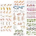thumbnail image 1 of DIY 35 Sheets 3D Film Stickers Koi Pond Painting Stickers Lotus Leaf Resin Stickers Transparent Resin Decorate Stickers for Resin Craft Art DIY, 1 of 8