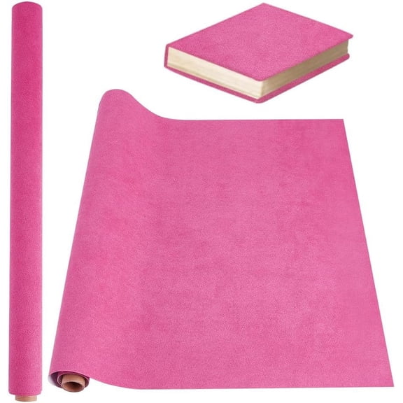 DIY 39.4x16.9 Inch Book Binding Cloth Camellia Bookcover Imitation Leather Surface with Paper Backed Book Cloth DIY Book Cloth Protective Cover for Book Binding Scrapbooking Album DIY Crafts DIY