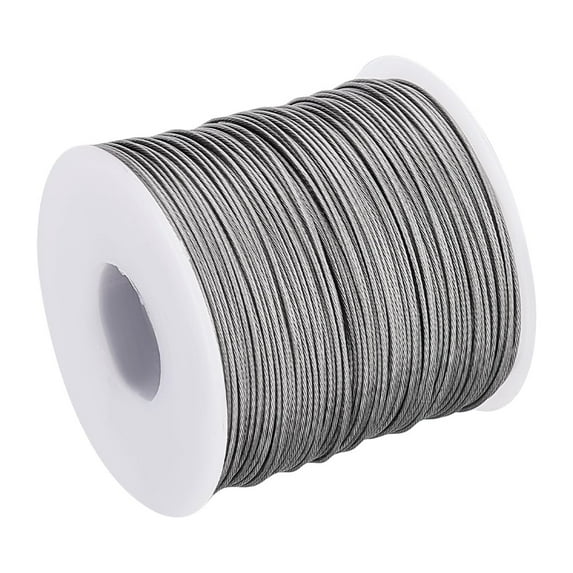 DIY 394FT Wire Cable 1/32" 304 Stainless Steel Cable Wire Rope Strength Cable for Clothes Line Wires Outdoor Yard Craft Trellis Wire(Coated) DIY