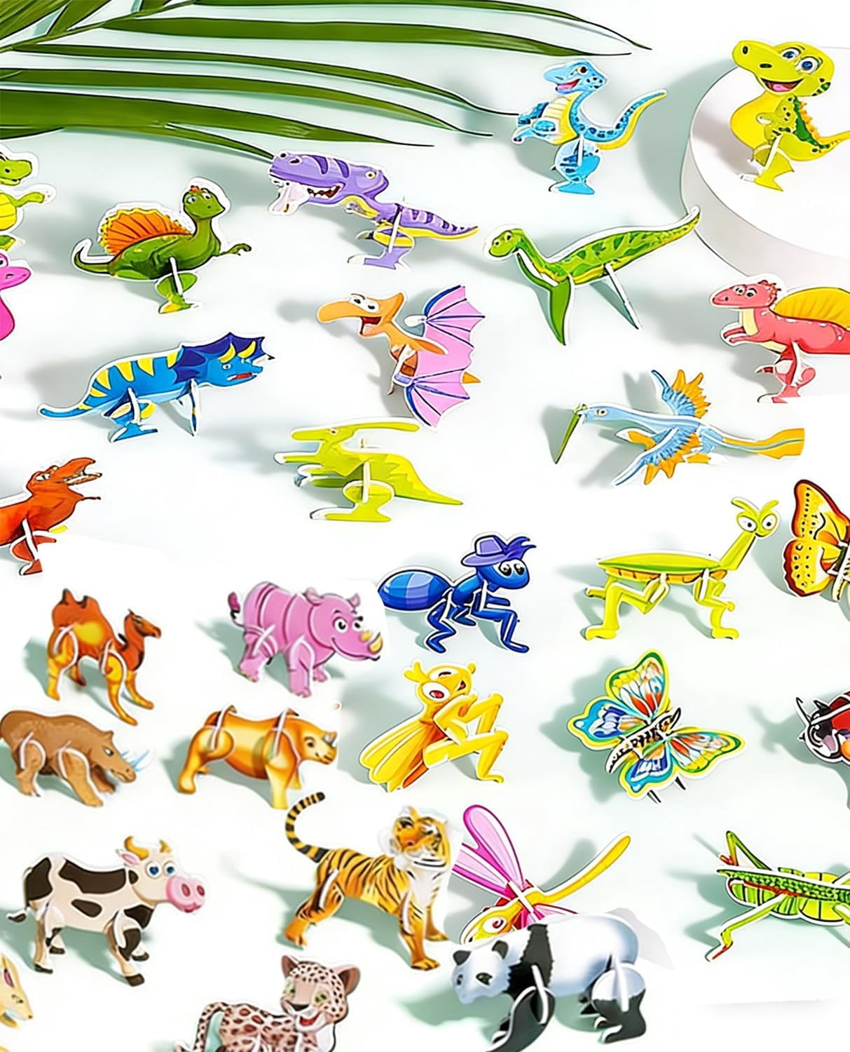 Paper Insect Puzzle DIY 3D Creative Insect Paper Jigsaw Puzzle, 25 PCS 3D Insect Puzzles ...