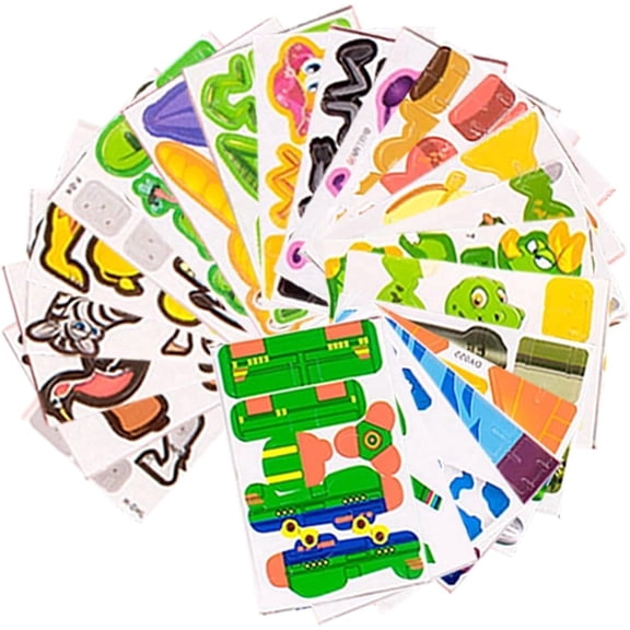 DIY 3D Creative Insect Paper Jigsaw Puzzle Set, 100 Pcs Smart 3D Assembly Challenge Insect Dinosaur Airplane Puzzle, Puzzle Set Smart Puzzle, Activity for Interesting Gifts (White)M