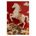 thumbnail image 1 of DIY 3D Pearl Mosaic Art Kit, Handcrafted Textured Wall Art Canvas, 20 × 30 cm, 1 of 7