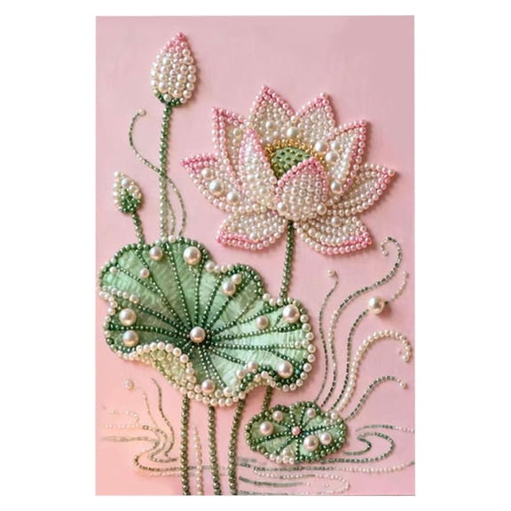 DIY 3D Pearl Painting Kit - Pearl Painting Kits for Adults,2026 New Flower PearlPainting,Plastic Pearl Art Craft for Beginners,Home Wall Decor,Creative Stress Relief Kit,DIY Gifts for Mothers Day